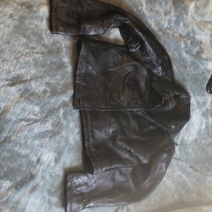 Genuine leather like new size medium to large